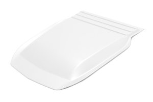 Chevrolet Silverado 1500 Hood Scoop - Rough Country - Summit White - '19-'24 Chevrolet Silverado 1500 Hood Scoop - Rough Country - Summit White - '19-'24